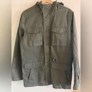 DC Shoes military green jacket